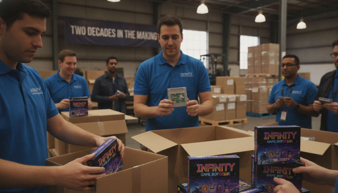 Infinity Game Boy Color ships physical cartridges to backers after two-decade revival