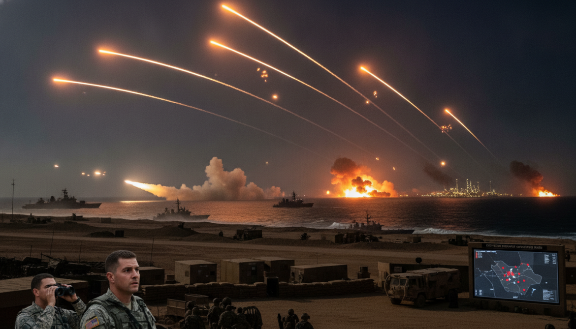 Iran and US exchange fire as missiles and drones strike Gulf neighbors