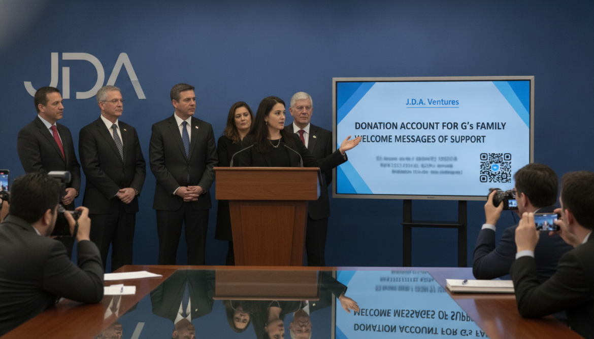 J.D.A. Ventures launches donation account to support G's family and welcomes messages