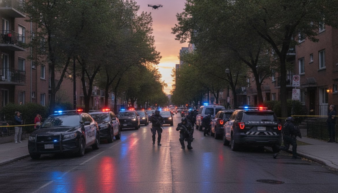 Montreal police launch operation after armed suspect alert in Cote-des-Neiges