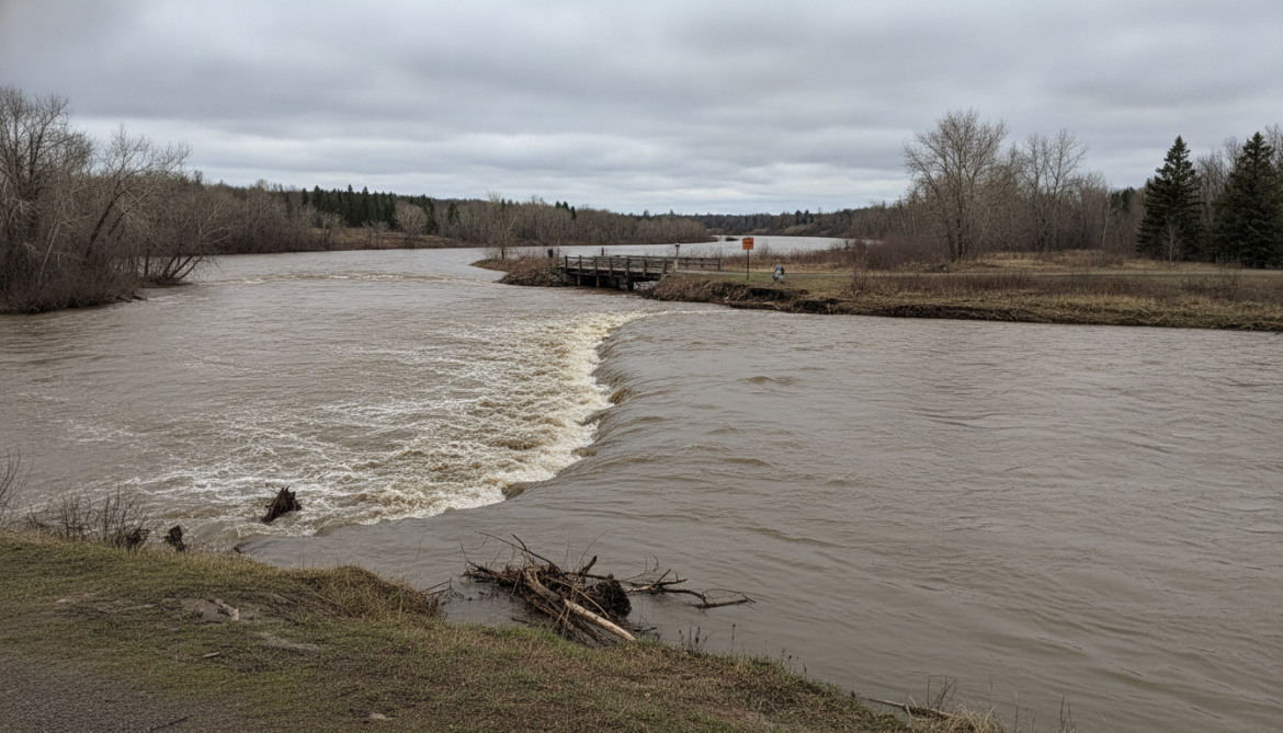 North Saskatchewan River hit by high stream flow advisories for tributaries