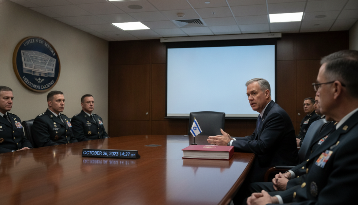 Pentagon raises counterintelligence threat for Israel to highest level
