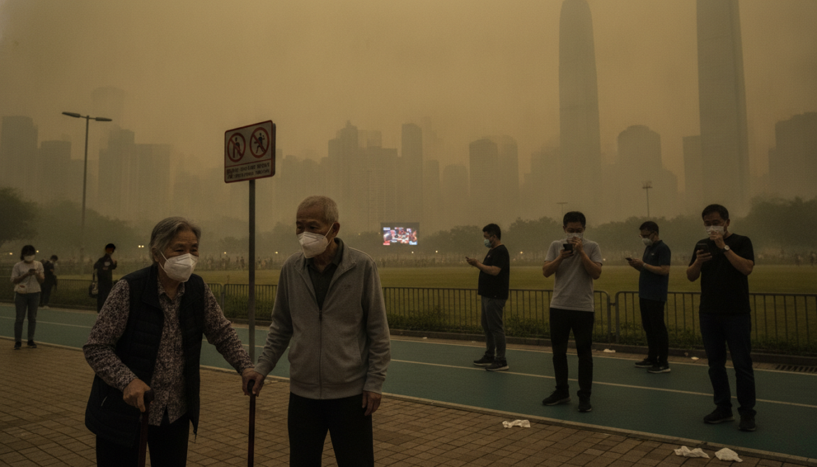 Poor air quality warning urges vulnerable people to avoid strenuous outdoor activity