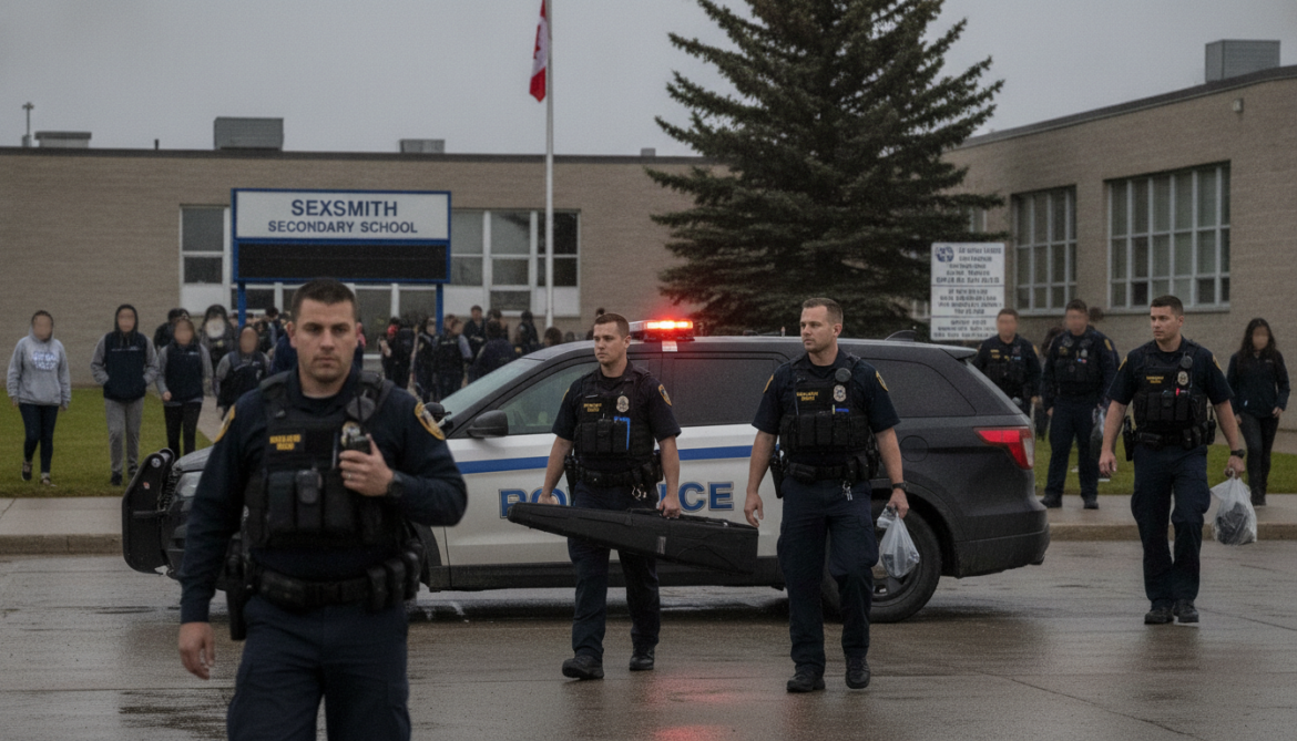 Sexsmith 13-year-old charged after school gun threat as RCMP seize firearm