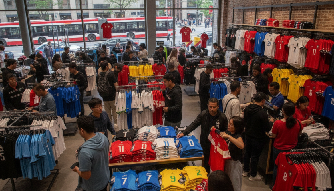 Soccer jerseys invade Toronto retail ahead of 2026 World Cup