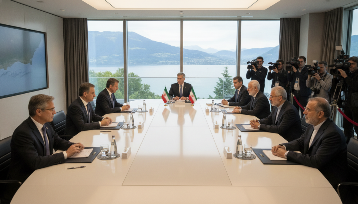 US-Iran talks begin at Bürgenstock as Iran warns of Hormuz closure