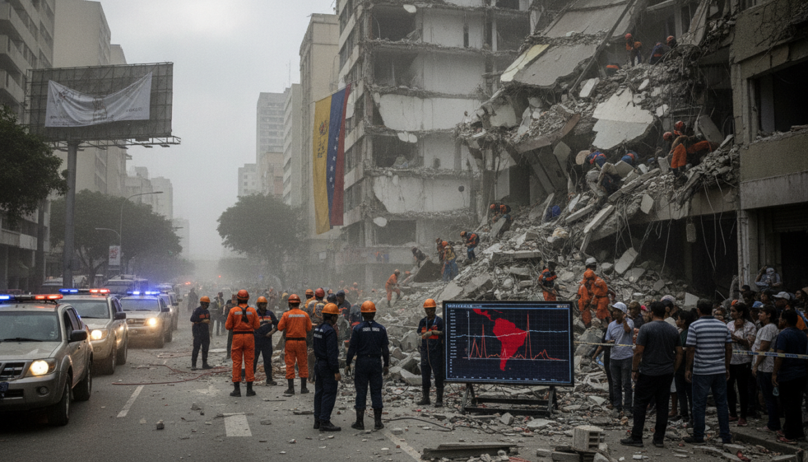 Venezuela hit by 7.5 and 7.2 magnitude earthquakes, USGS warns thousands may be killed