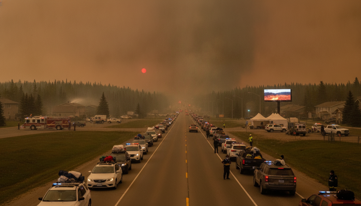 Walsh River Wildfire Forces Mass Evacuations, Prompts Emergency Declaration for Labrador City