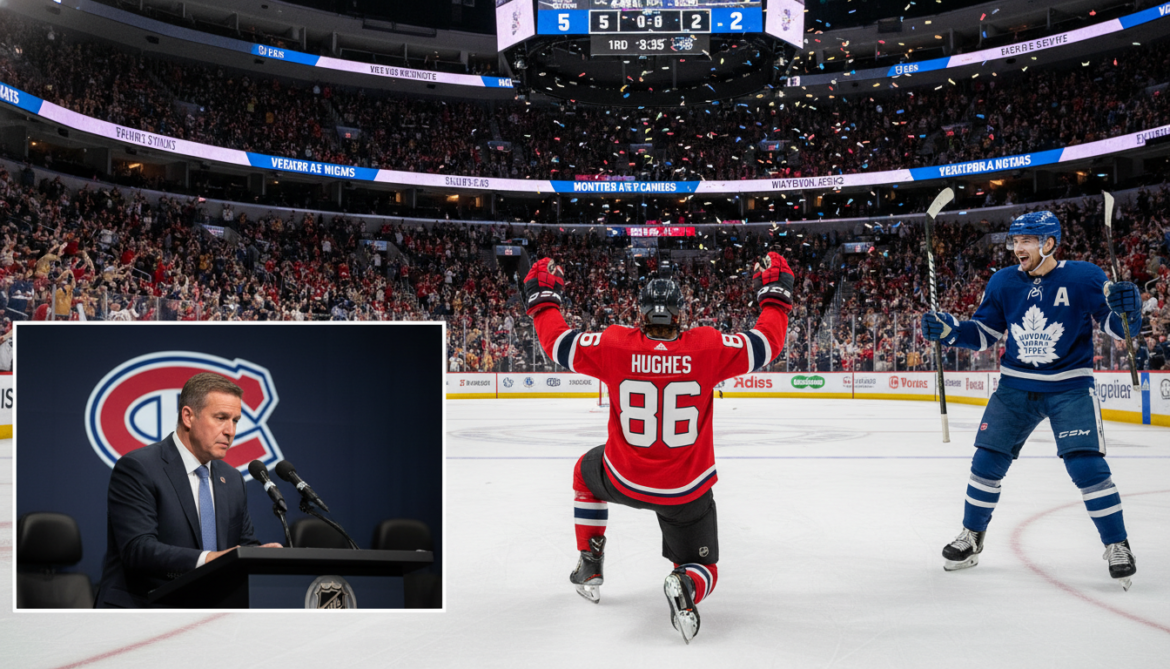 Canadiens depth concerns deepen as Hughes and Marner thrive in Vegas