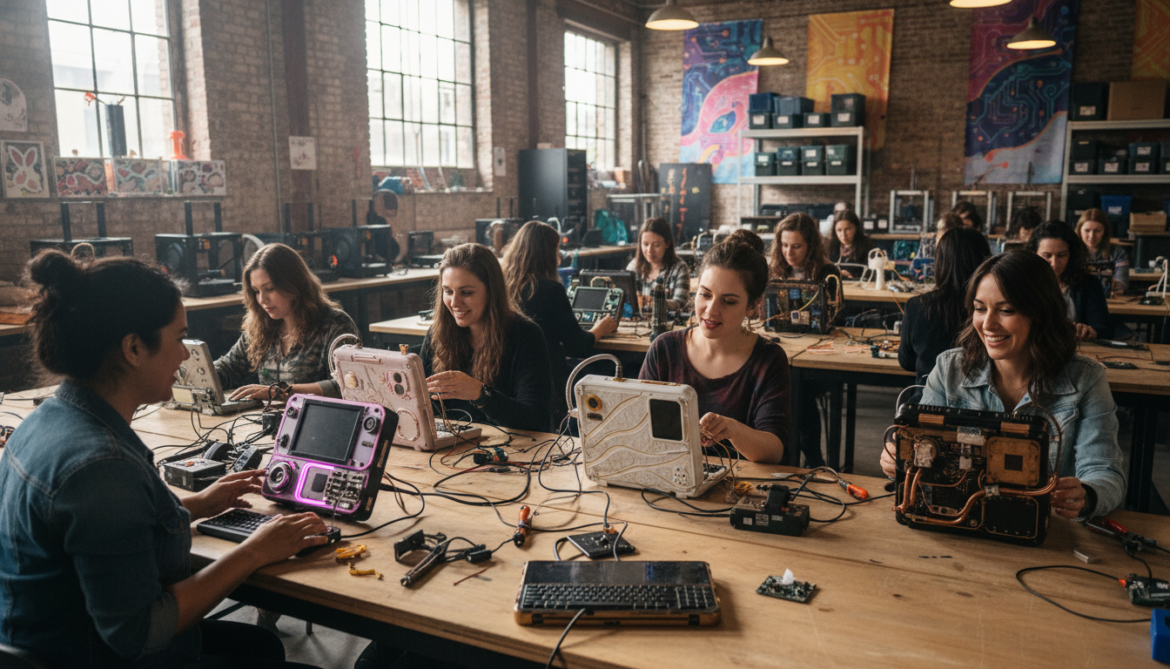 DIY Cyberdecks Surge as Women Reclaim Tech with Feminine Designs