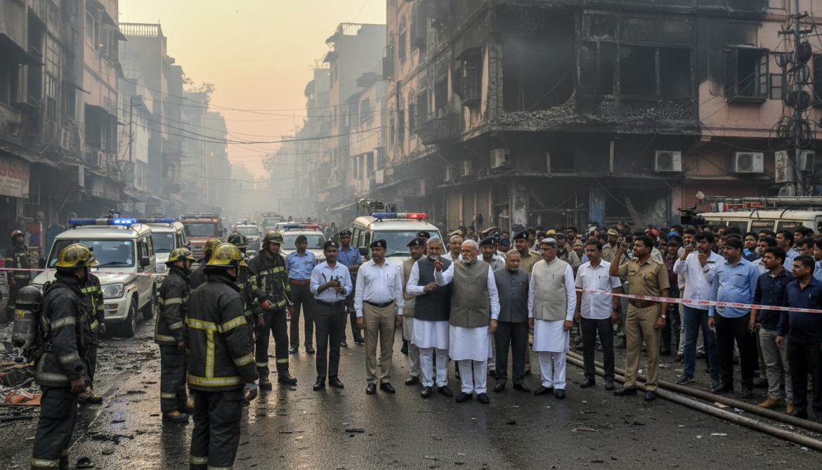 New Delhi Hotel Fire Kills at Least 21 as Officials Investigate