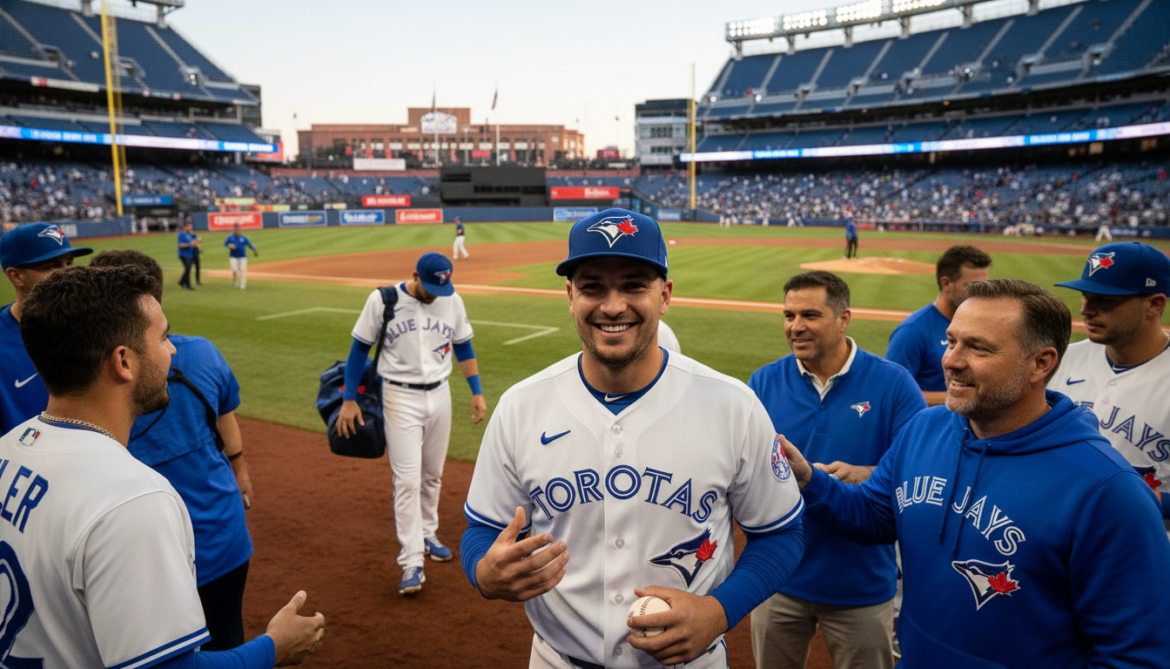 Toronto Blue Jays promote rookie Chad Dallas to major-league roster, option reliever Hayden Juenger