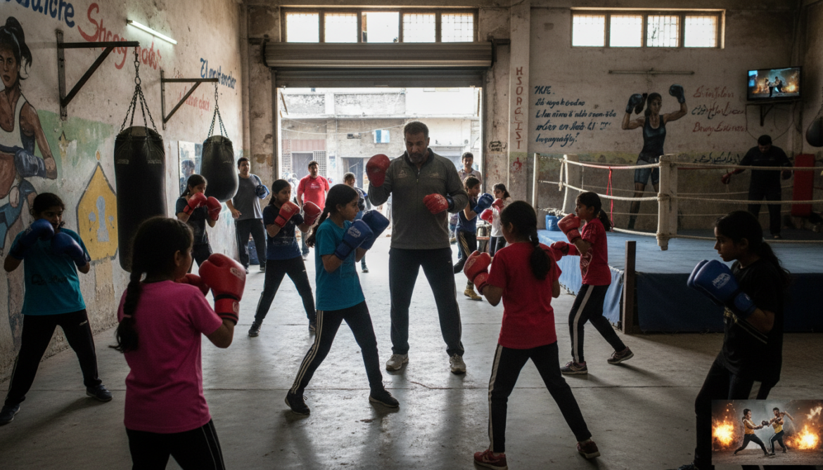 Lyari boxing coach trains girls to counter Bollywood's violent portrayal