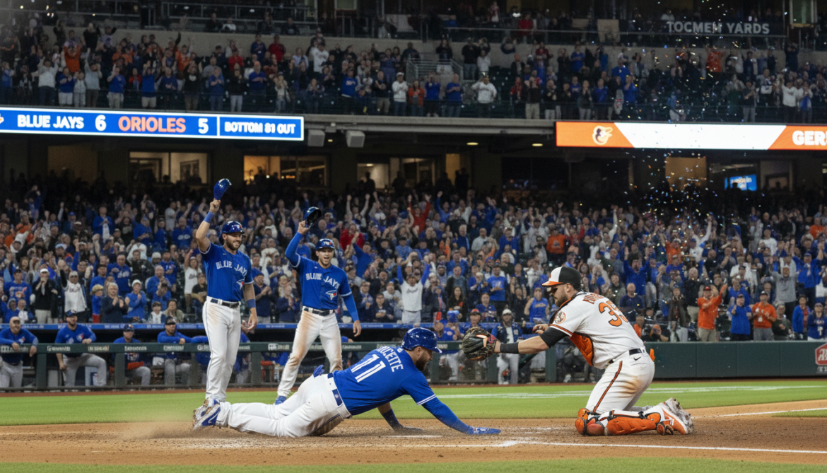 Blue Jays Rally With Two Big Hits to Score Against Orioles