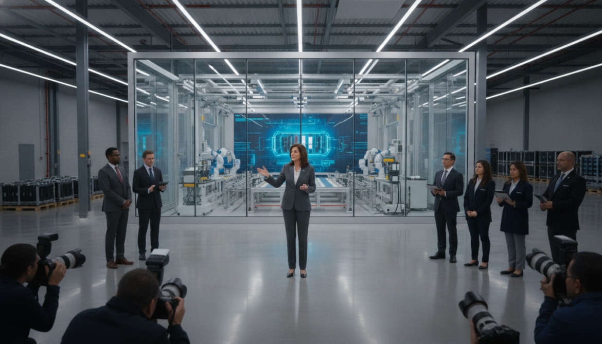 GM unveils $900 million battery center to cut EV costs
