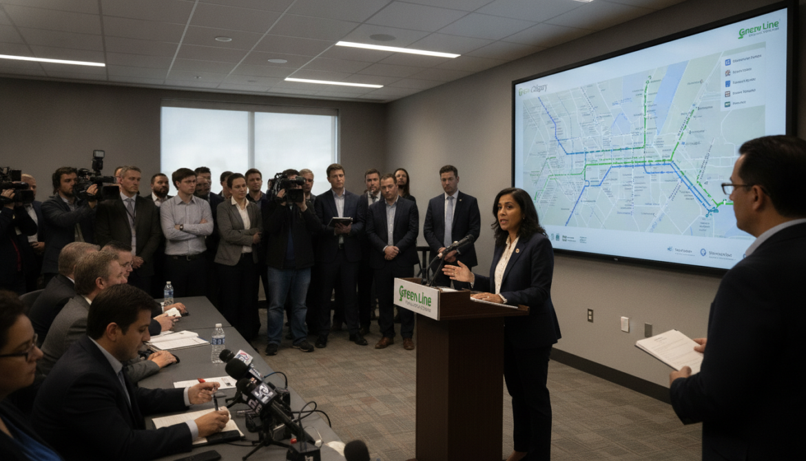 Green Line planning: Calgary mayor proposes pausing downtown segment to extend south