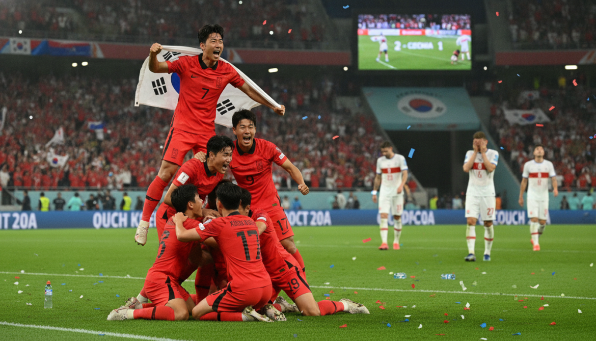 South Korea rallies to beat Czechia 2-1 in World Cup