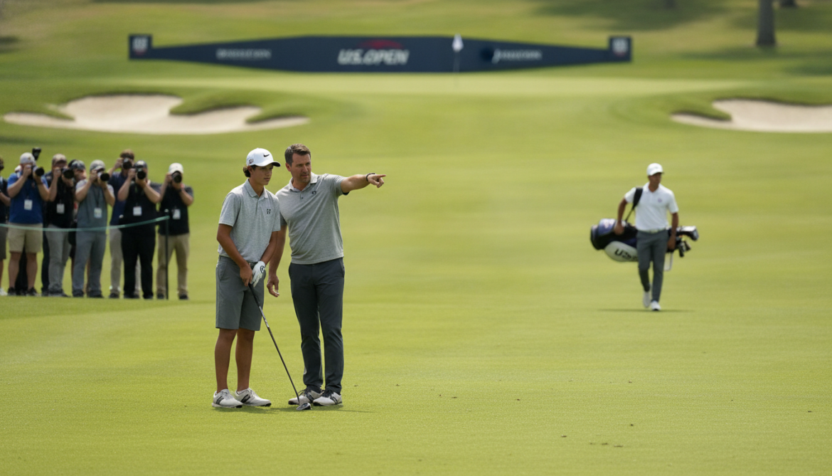 Miles Russell replaces Charlie Woods with Ramon Bescansa for U.S. Open
