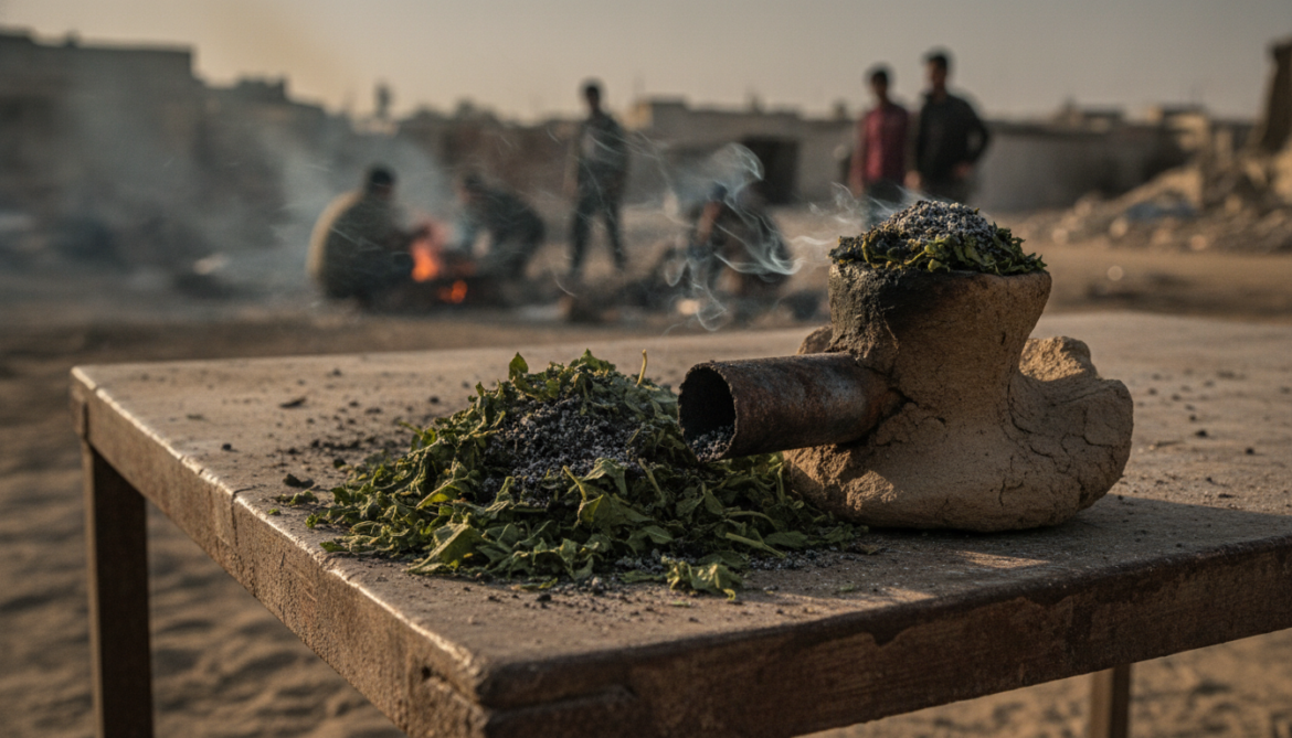 Molokhia mixed with nicotine fuels dangerous smoking substitute in Gaza amid tobacco ban