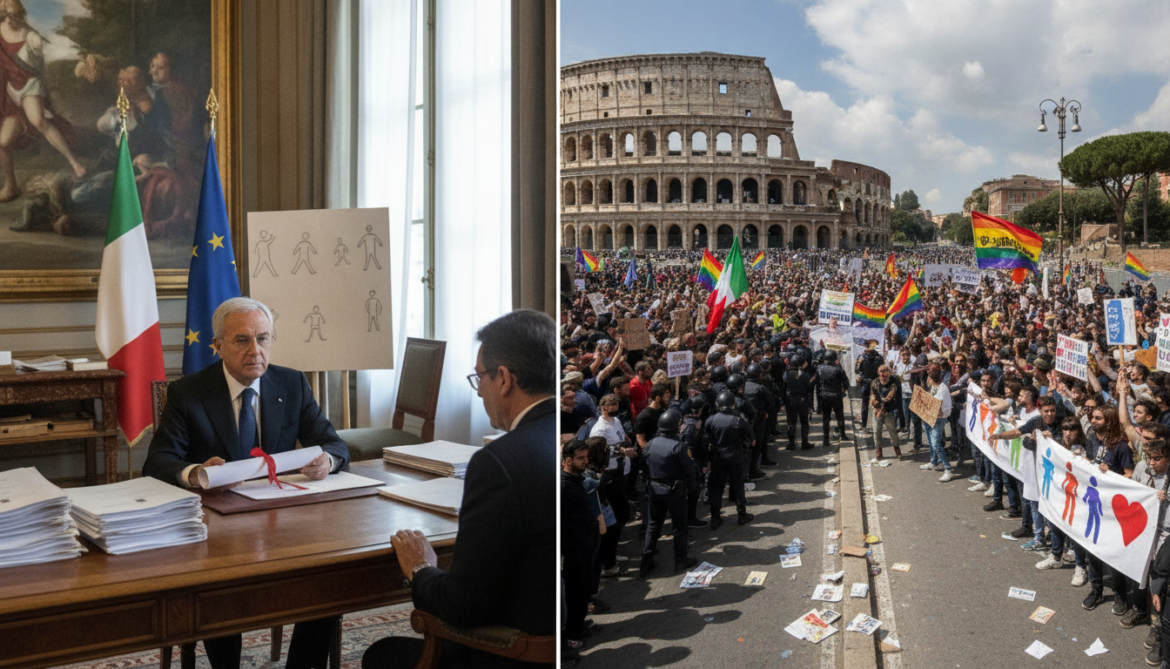 Remigration petition advances to parliament as rival migration rallies erupt in Rome