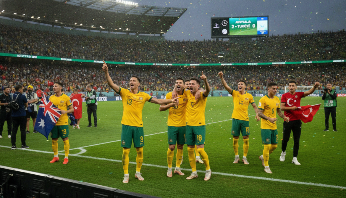 Australia beats Turkiye 2-0 in World Cup opener