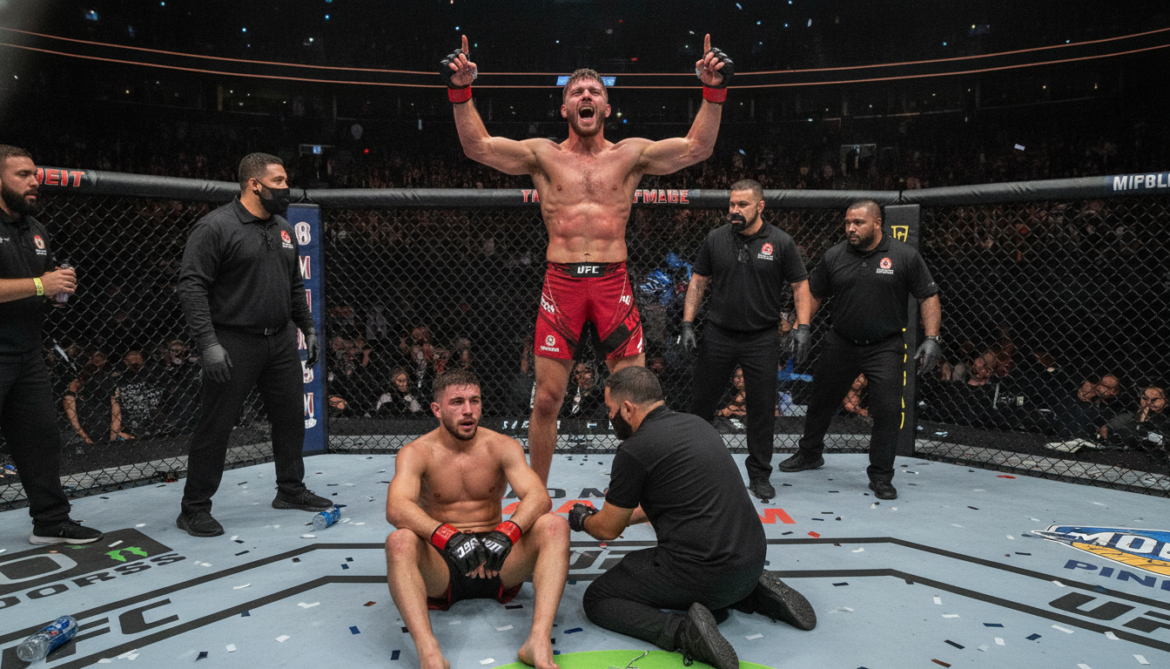 Justin Gaethje upsets Ilia Topuria and thrives amid chaotic fight night
