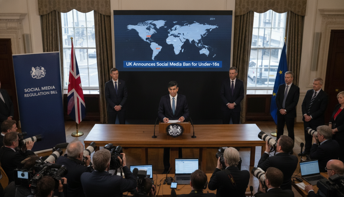 UK Announces Social Media Ban for Under-16s as Global Trend Spreads
