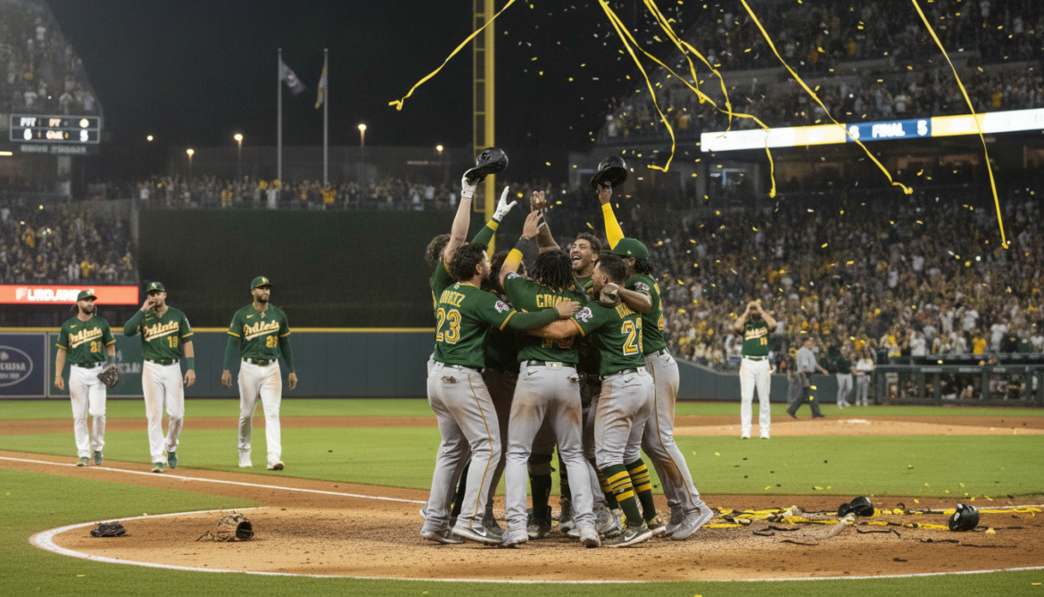 Pirates rally past Athletics 6-5 in late comeback