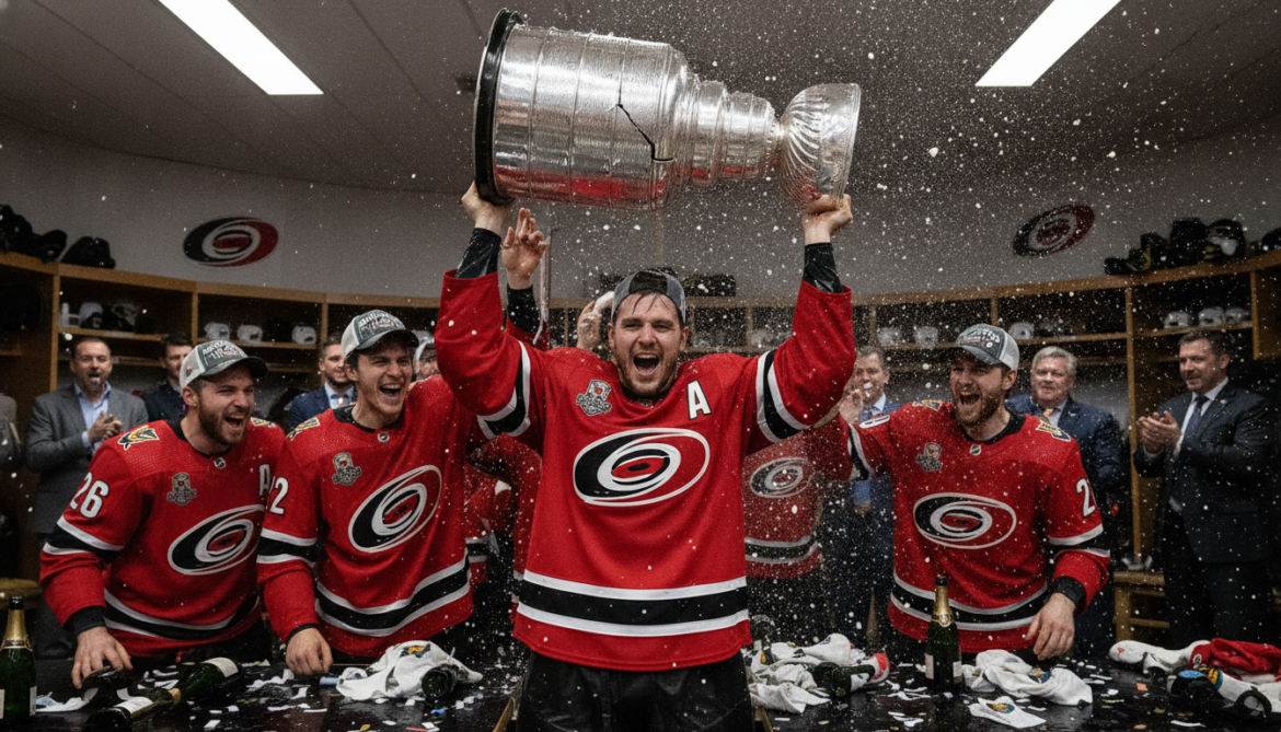 Hurricanes Celebrate Stanley Cup After Trophy Sustains Damage in Victory