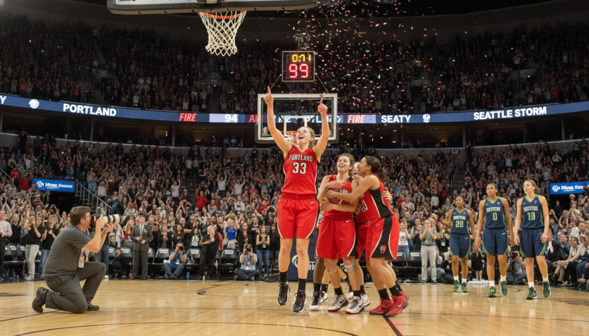 Portland Fire defeat Seattle Storm 94-89 as Carleton drains seven 3-pointers