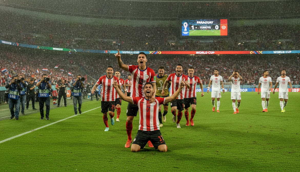 Paraguay secures 1-0 World Cup win over Turkiye after Galarza goal