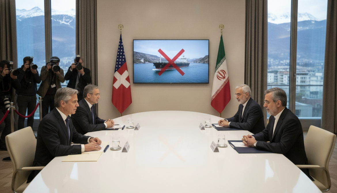 US-Iran talks to begin in Switzerland as Iran closes Strait of Hormuz