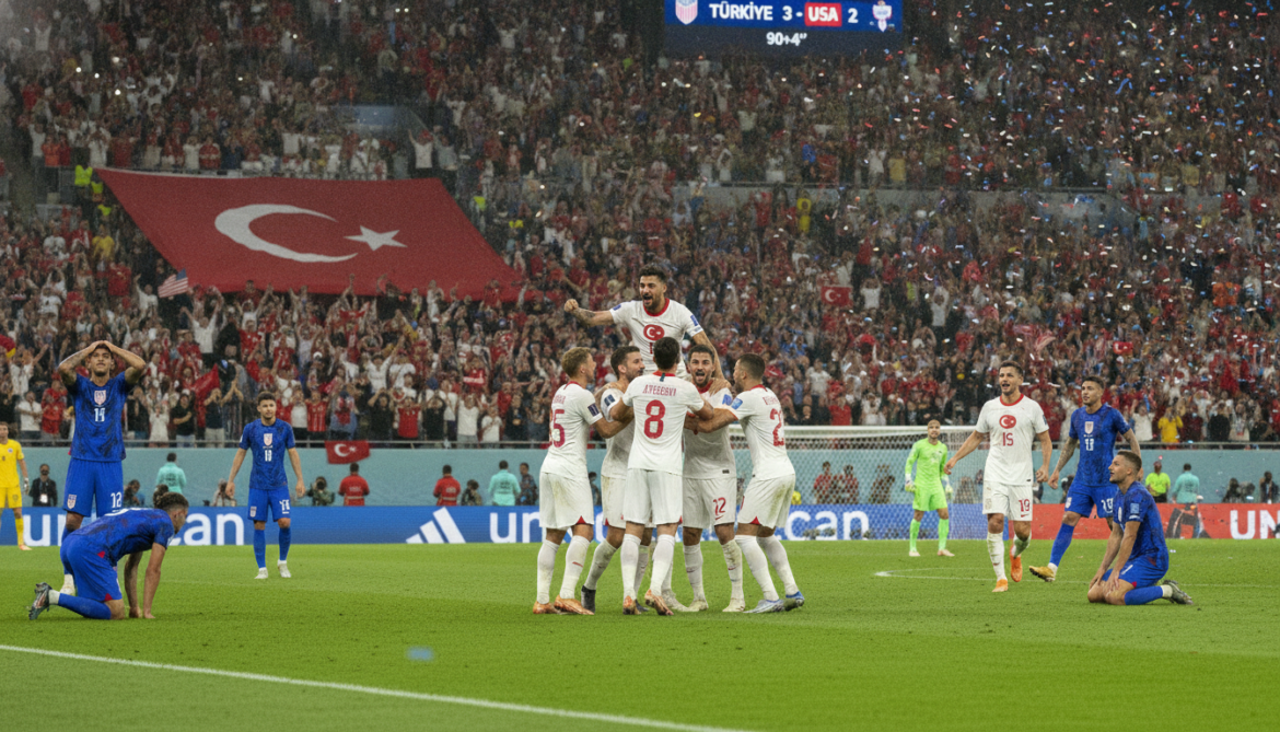 Turkiye beats United States 3-2 with stoppage-time goal by Kaan Ayhan