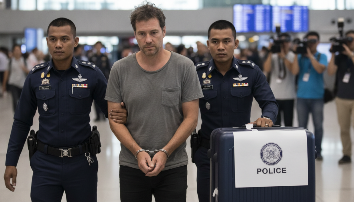 Australian man arrested at Bangkok airport over suspected suitcase murder of 17-year-old