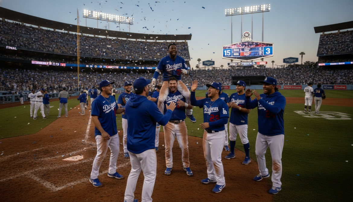 Dodgers rout Padres 15-3 in dominant offensive display