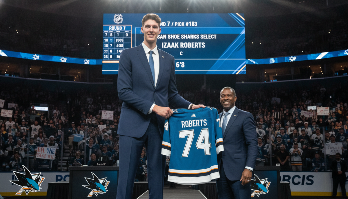 Sharks draft NHL's tallest player in history with seventh-round pick