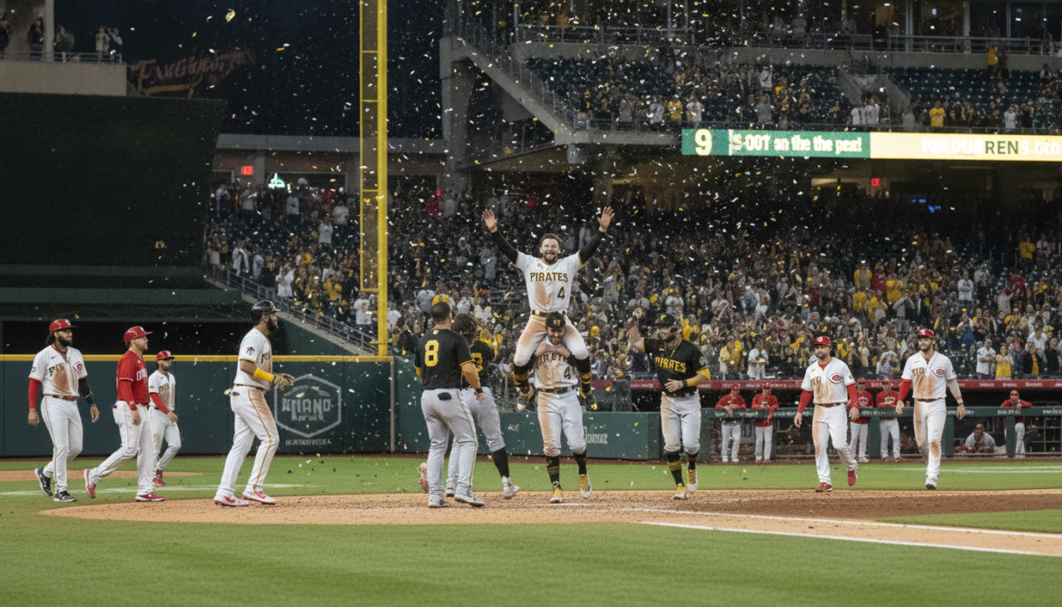 Pirates rout Reds 9-4 as offense erupts in dominant win