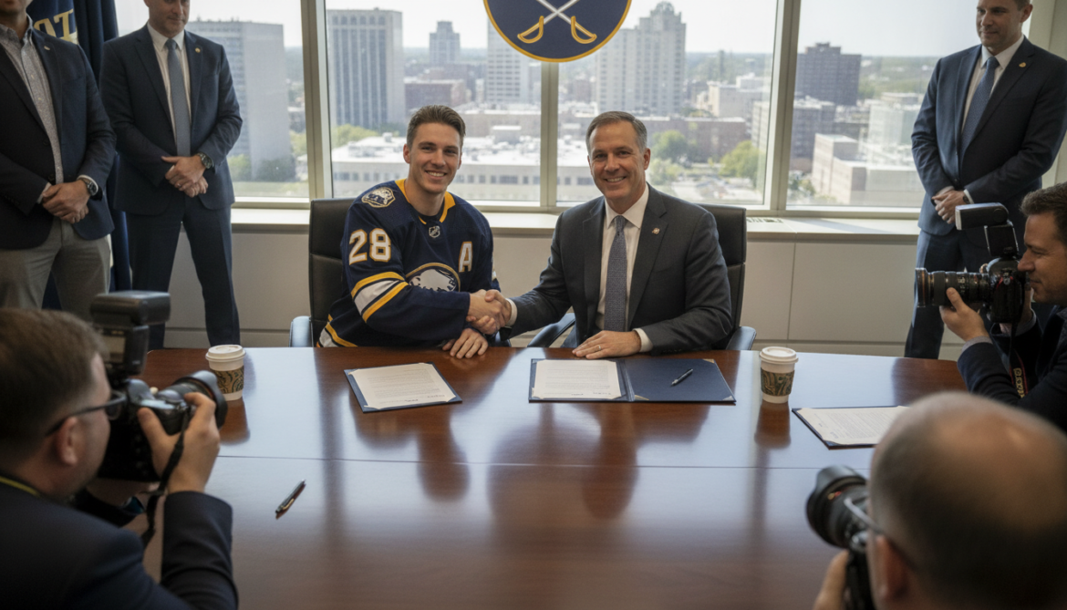 Malenstyn finalizes six-year $18-million deal to remain with Sabres