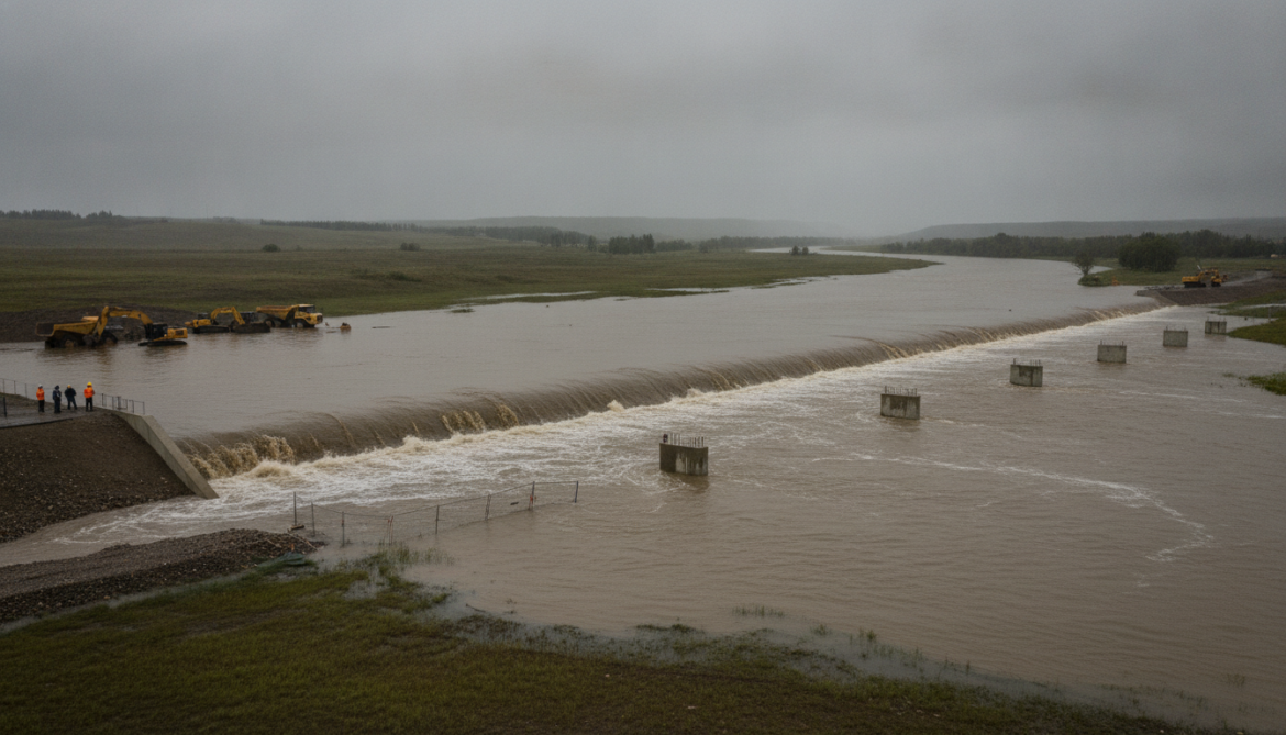 Springbank off-stream reservoir activated as heavy Alberta rainfall triggers flood watches