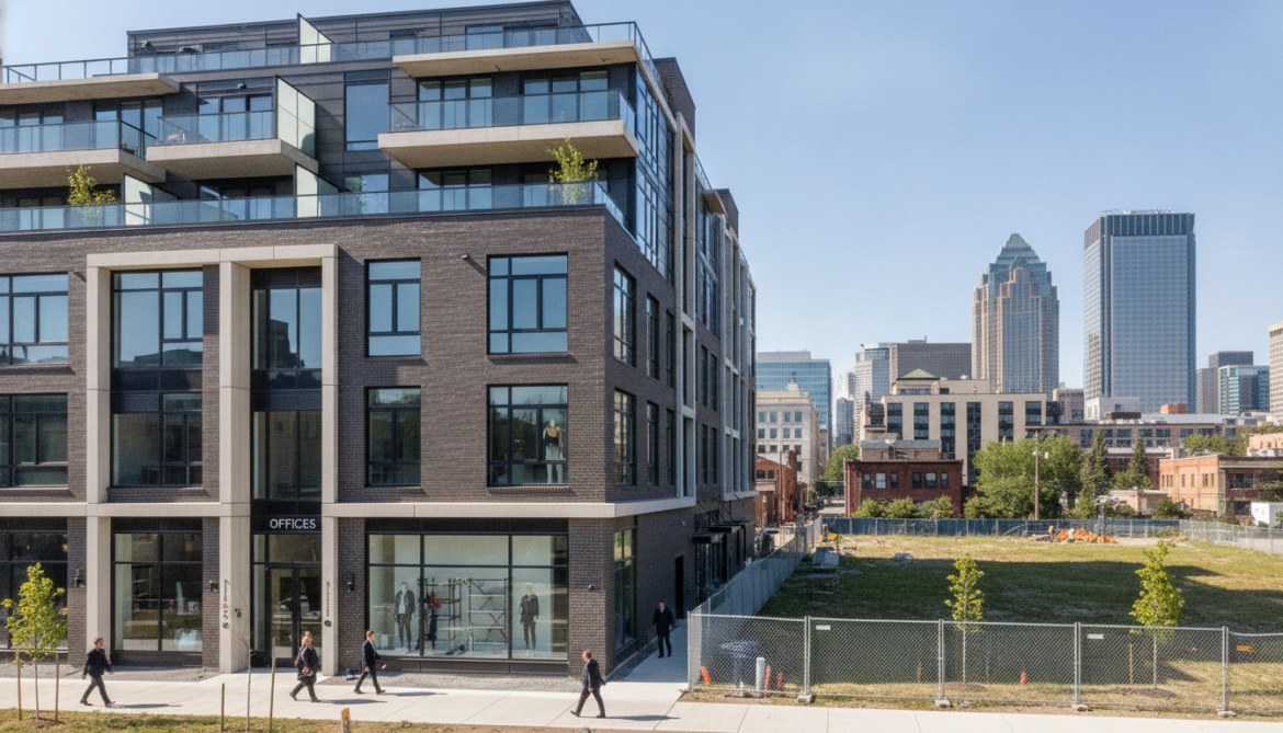 14,469-square-foot Edmonton mixed-use building offers penthouse, retail, office and adjacent lot