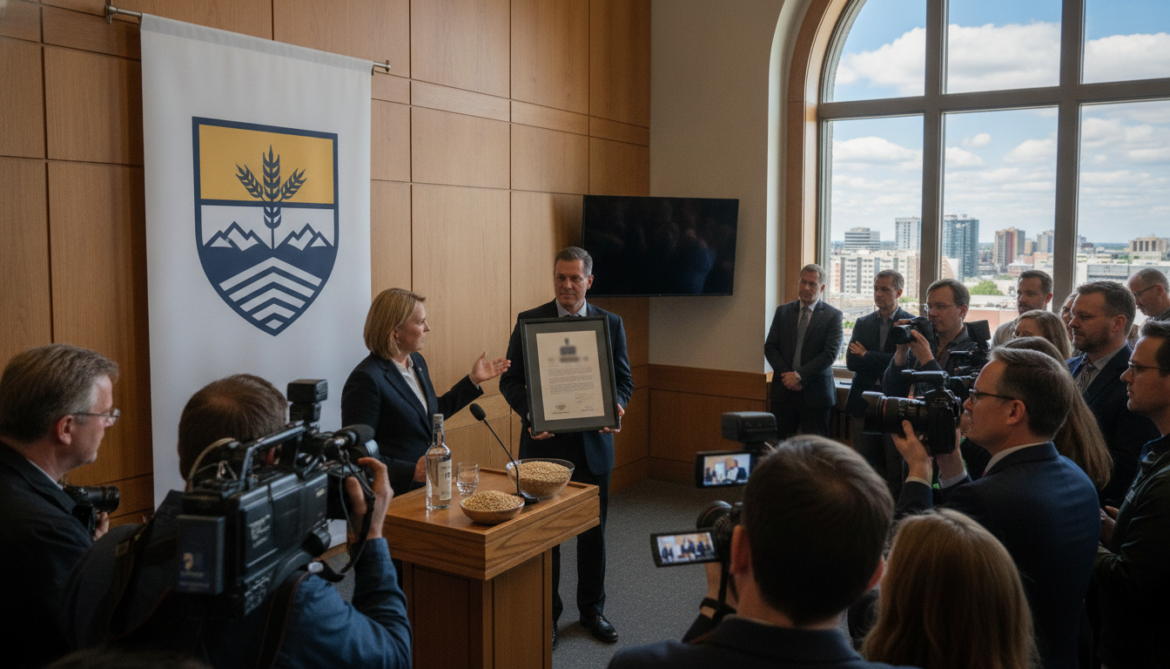 Alberta defines whisky label requiring all water and two-thirds local grain