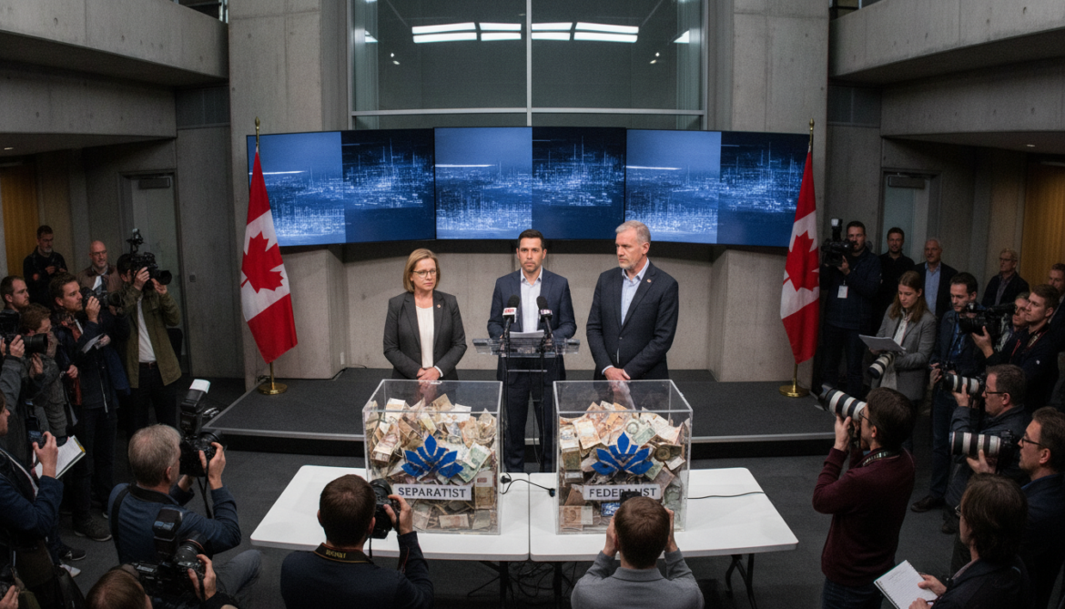 Alberta referendum advertisers reveal separatist groups lead federalist fundraising by $500,000