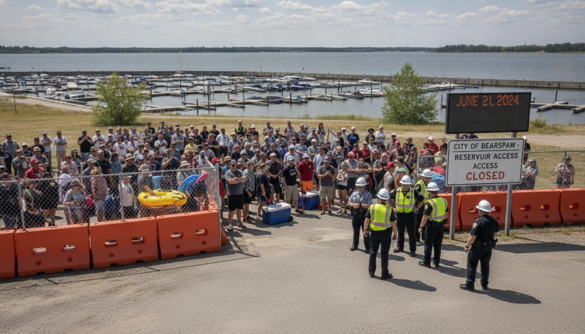 Bearspaw residents, marina clash after city blocks reservoir access ahead of weekend