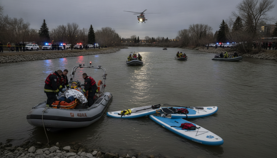 Bow River paddleboard collision leaves adult in life-threatening condition near Bowness Park