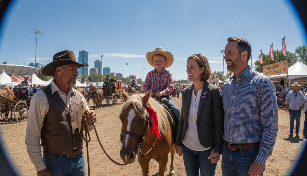 Calgary Stampede welcomes UK boy with rare heart condition for dream visit
