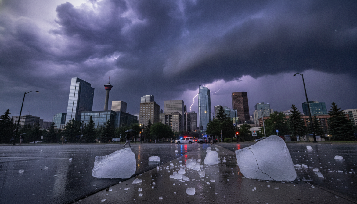Calgary Under Thunderstorm Watch as Environment Canada Warns of Golf Ball Hail