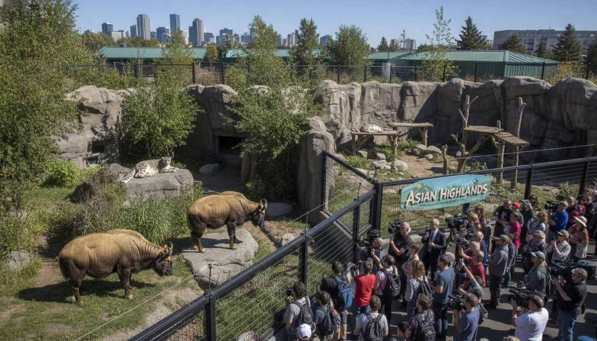 Calgary Zoo unveils Asian Highlands, introduces Sichuan takin and returns snow leopards