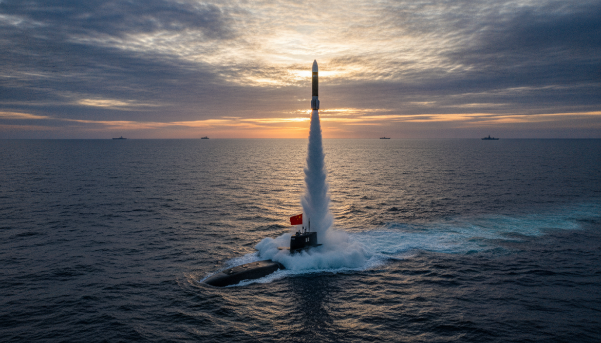 China conducts non-nuclear submarine-launched strategic missile test in Pacific waters