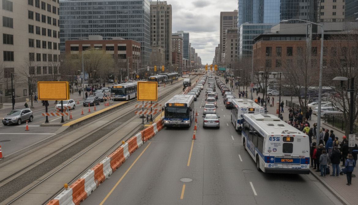 Edmonton announces major road closures and LRT detours across city