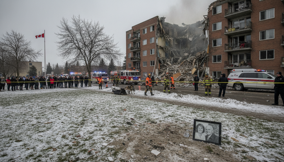 Edmonton apartment explosion kills elderly couple married 64 years
